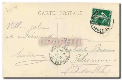 Montpellier — Wieża Pinów — Wyd. L.-J. Albaïlle — Rewers