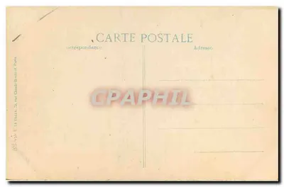 Reims — Katedra po bombardowaniu — 1914 — Wydawnictwo E. L. D. — Rewers