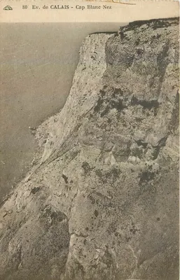 Cap Blanc Nez - Calais — vista panorâmica — Editor: C. Aubertino des Arts Plumeaingne, Strasbourg — n° 80