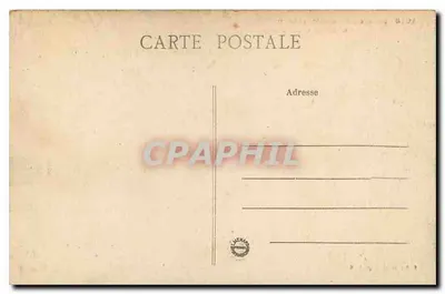 Paleis van Fontainebleau — Het Kasteel en het Parterre — Uitgever niet geïdentificeerd, serie nummer 1018 — Achterkant