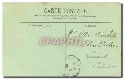 Fontainebleau — O Castelo — A Cour dos Adeus — LL. — n°292 — Verso