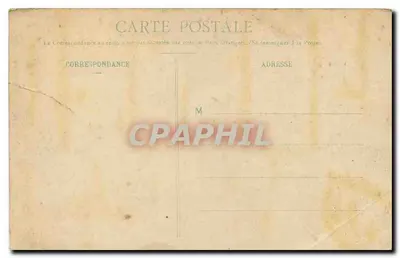 Paleis van Fontainebleau — Kamer van de Abdicatie — Onbekende uitgever, nr. 58 — Achterkant