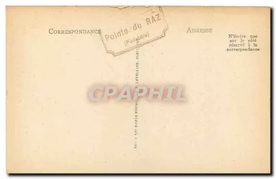 The Pointe-du-Raz — The Sphinx and the Point — ND — Back