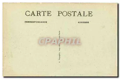 Chambord — O Castelo — Fachada Setentrional — A.P. — Verso
