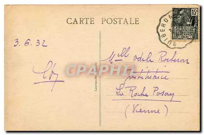 Quiberon - Pointe de Beg er Vil - Le Rocher de L'Aigle — Rewers