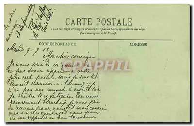 PARIS (1er) — El Arco del Triunfo del Carrousel — LL. — Reverso