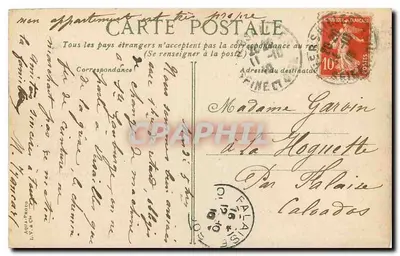 Saint-Germain-en-Laye — Het Kasteel — uitgever onbekend, n°3 — Achterkant