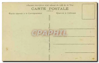 Évreux (Eure) — A Catedral — J. Bourgogne, editor em Château-Thierry — Verso
