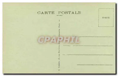 Paris - Die Kolonnade des Louvre — Verlag A. L. n° 166 — Rückseite
