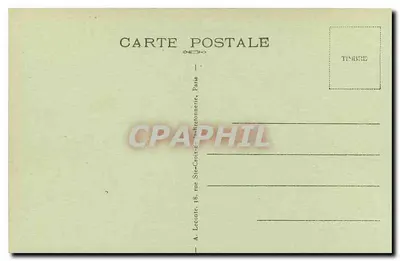 Paryż — Panorama z Pałacu Flore nad Seiną, Katedra Notre-Dame i Cité — A. L. — Rewers
