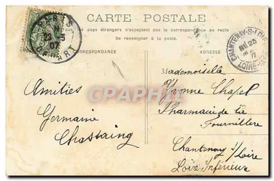 PARIS - La Madeleine — widok z placu z samochodami — wydawca E. & P. Pince — Rewers