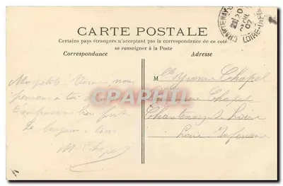 PARYŻ w nocy — Wielki Pałac Oświetlony — n° 107 — Rewers