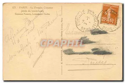 Fontana Carpeaux — Giardino del Luxembourg — AP — Verso