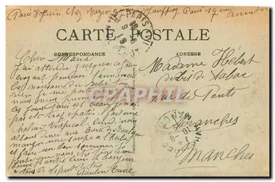 Paris — A Avenida dos Campos Elísios e o Arco do Triunfo — A.P. — Verso
