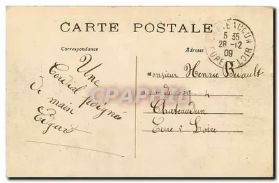 PARIS — Les Invalides — Vista Geral — C.M. n°262 — Verso