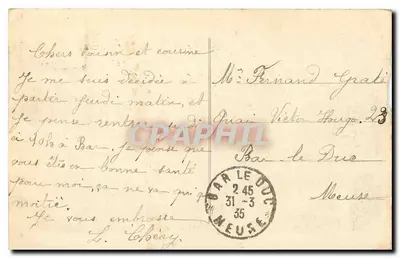 Paryż — La Conciergerie — Rewers