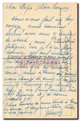 Paris — Hotel dos Invalidos — A.P. 362 — Verso