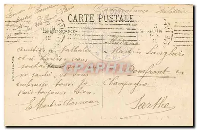Paris (VIIe) — L'Hôtel des Invalides — LL. — n° 713 — Verso