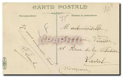 Paryż. Ogólny widok zbudowany z Louvru — wydawca LIVY & Cie, n° 841 — Rewers