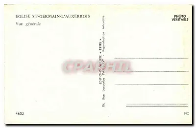 Kościół Świętego Germaina w Auxerrois — Ogólny widok — Estel — Rewers