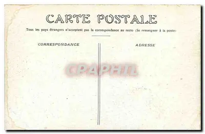 Paris — O Palácio Real — Editor não identificado — Verso
