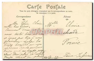 Paryż — Hotel Invalidów, Portal Grobu Napoleona I — ND Phot. — Rewers