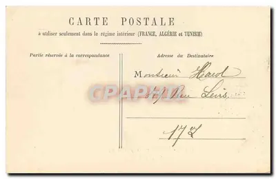 Paris 4. O Grande Palácio (Champs-Élysées) — editor desconhecido, número de série não visível — Verso