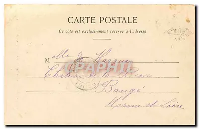 Paris - Le Louvre - Pavillon Michelieu — éditeur anonyme, n° de série non visible — Verso