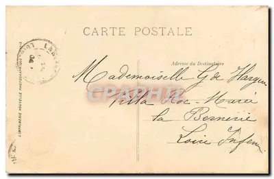 Paris — Der Bois de Boulogne — Aux Acacias — n°339 — Imprimerie Nouvelle Labe — Rückseite