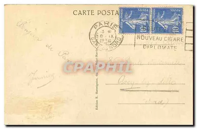 París — Basílica del Sagrado Corazón — Harmignies, n°189 — Reverso