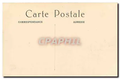 Paris - Jardim das Tuileries — vista do lago com estátuas — M. J. n° 502 — Verso