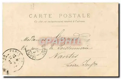 Paris — Le Sacré-Cœur et le Funiculaire — Éditeur inconnu, n° 135 — Verso