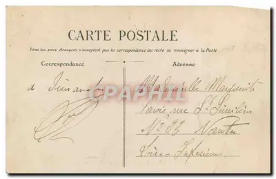 PARIS — Cour de la Légion d'Honneur — M. Plénis, n°216 — Verso