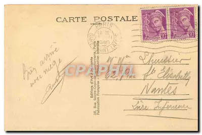 Paris - Der neue Trocadéro aus den Gärten gesehen - Éditions d'Art A. Béconte — Rückseite