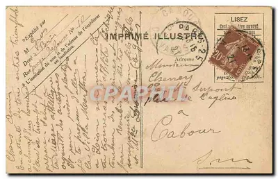 PARIS — Le Panthéon — Éditeur imprimeur illustré, n° 4334 — Verso