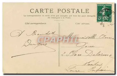 Paris — A Bastilha, Coluna de Julho. — Verso