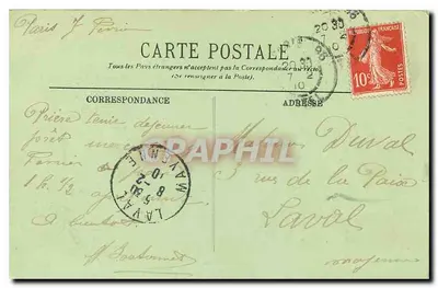 Paris — Opernplatz und Grand Hôtel — LL. — n°784 — Rückseite