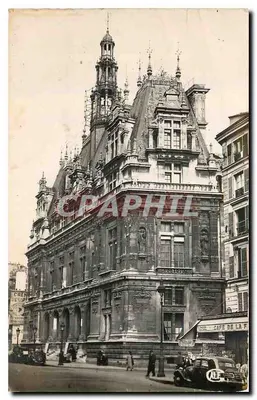 Hôtel de Ville de Paris — vista de canto — Edição Galf, Paris