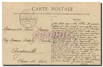 Parijs - Het Senaat en het Tuin van het Luxembourg — Staerch, Parijs — Achterkant