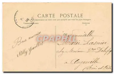 Battes Chaumont — Allée conduisant au Belvédère — E.V. 76 — Reverso