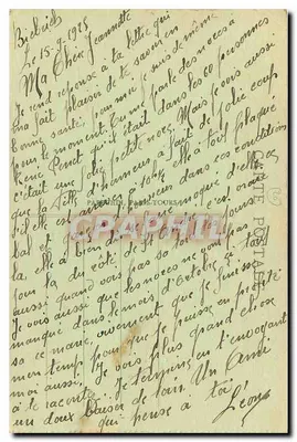 Paris - O Ponte Alexandre-III - A.P. 82 — Verso