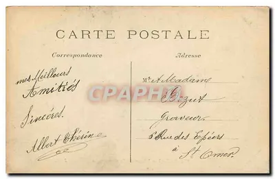 Paryż — Place de la Concorde — J. H. nr 17 — Rewers