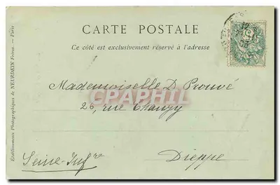 Paris — Fonte de Médicis (Jardim do Luxembourg) — ND Phot — Verso