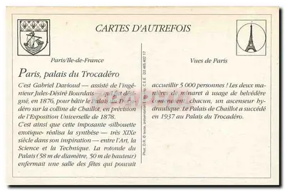 Paryż — Trocadéro — L.D. — Rewers