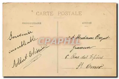 Paris - Hotel de Ville — J. H. — n° 35 — Verso