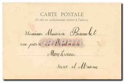 PARIS — Panthéon — B.F. Paris C. n°1 — Rewers