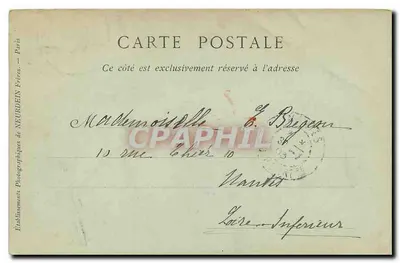 Parijs, Parc Montsouris, het Observatorium — Uitgever: Standaard NEURDEIN, n° 216 — Achterkant