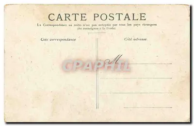 Paris — Le Trocadéro — Publisher unknown, series number not visible — Back