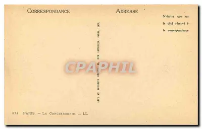 París — La Conciergerie — La Conciergerie, 44, rue de l'École-de-Médecine — editor LL — Reverso