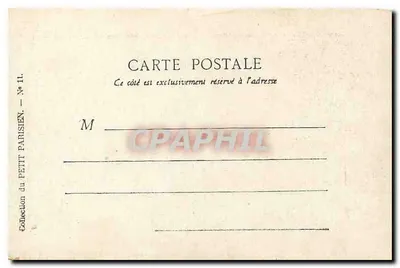 Paris — A Porta Saint-Martin — Coleção do Petit Parisien, N° 11 — Verso